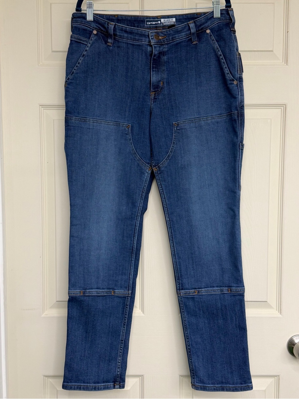 Carhartt Women’s Blue Denim Carpenter Jeans size 12